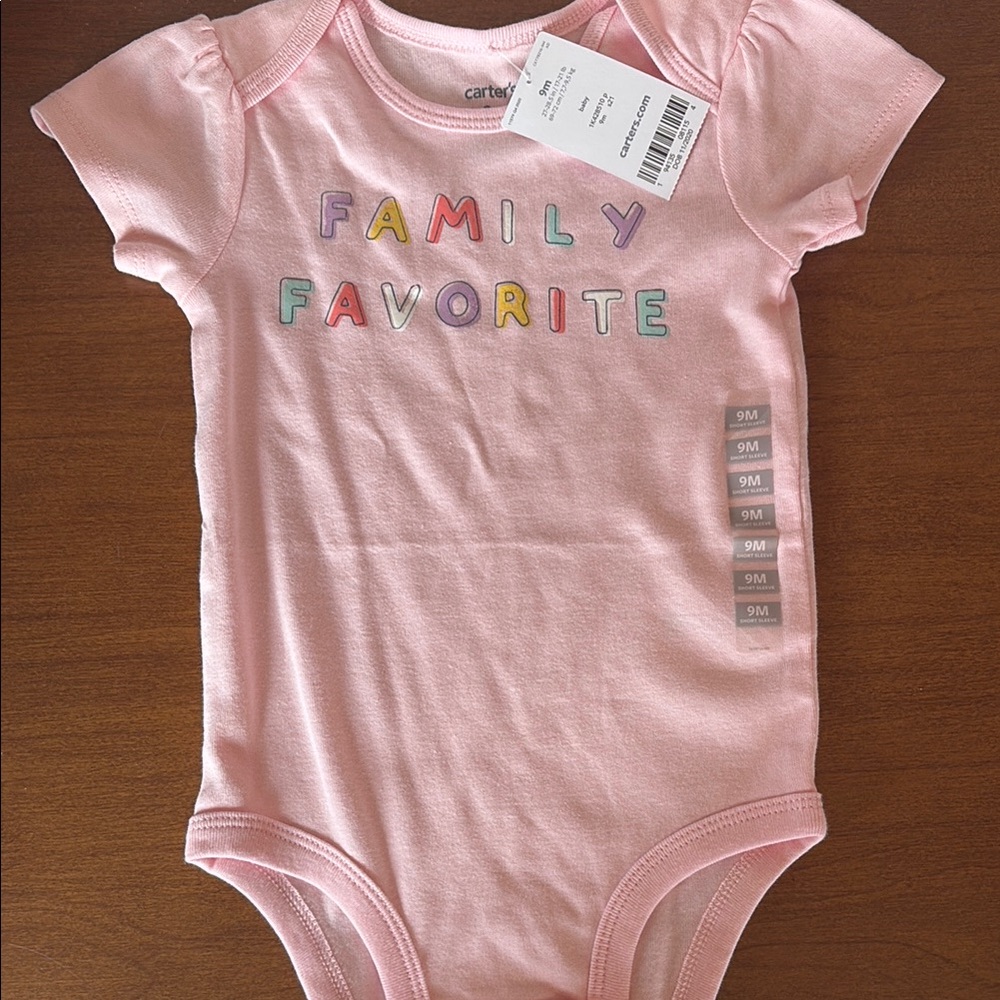 Carter's Pink Family Favorite Kids One Piece